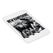 Retro New Hampshire Magneet (Rechterzijde)