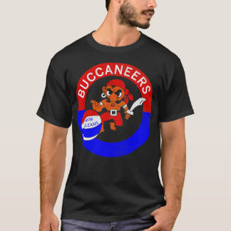Retro New Orleans Buccaneers ABA Basketbal T-shirt