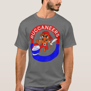 Retro New Orleans Buccaneers ABA Basketbal T-shirt