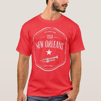 Retro New Orleans New Orleans Jazz Gift T-shirt