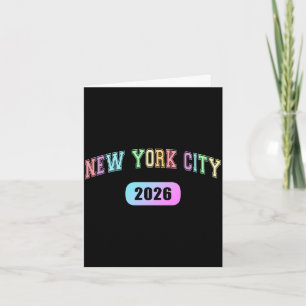 Retro new york city 2026 vakantie reis vakantie kaart