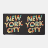 Retro New York City Typographie (Recto)