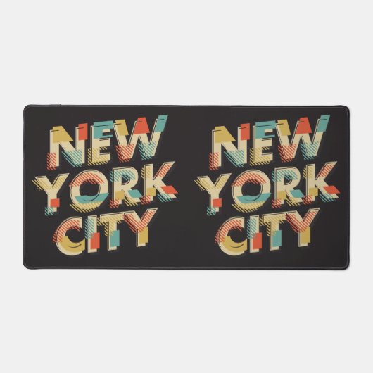 Retro New York City Typographie (Recto)