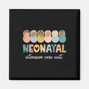 Retro NICU Nurse Shirt Neonatale intensive care un Magneet