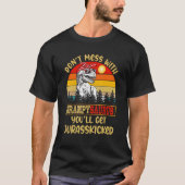 Retro niet knoeien met Grampysaurus krijg je Jura T-shirt (Voorkant)