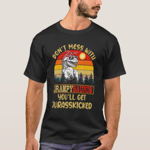 Retro niet knoeien met Grampysaurus krijg je Jura T-shirt