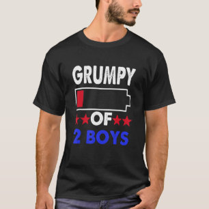 Retro Niveau Tot Grumpy Van 2 Video Gamer Vader T-shirt
