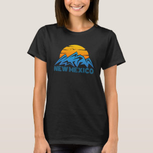Retro NM New Mexico Mountains Outdoor Avontuur US T-shirt