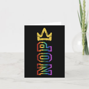 Retro No Kings Nope protestbord Shirt voor mannen Kaart