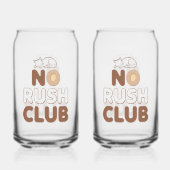 Retro "No Rush Club" for Relaxing (Verso)