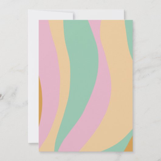 Retro Noël fête vilaine Sweater Invitation (Dos)