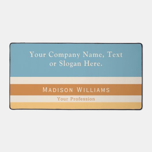 Retro Nom personnalisé Texte Slogan Office ou pers (Recto)