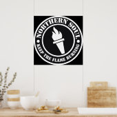Retro Northern Soul stijlontwerp Poster (Keuken)