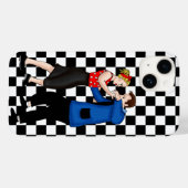 Retro Nostalgic 1950's Couple Dancing Case-Mate iPhone Case (Achterkant (horizontaal))