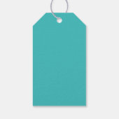 Retro Nostalgic Merry kerst Cadeaulabel (Achterkant)