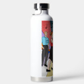 Retro Nostalgische Couple Dansless St. Waterfles (Rechts)