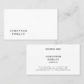 Retro  nostalgische look-minimalistische Sjabloon Visitekaartje (Voorkant / Achterkant)