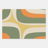 retro nostalgische mix-and-match patronen inpakpapier vel (Voorkant 3)