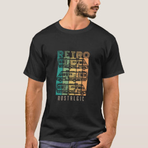 Retro Nostalgische RV Camping T-shirt