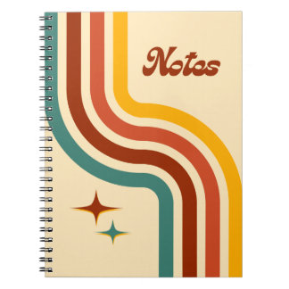 retro notities spiraal notebook notitieboek