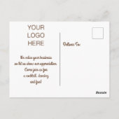 Retro Nouvel An Soirée Invitation d'affaires (Dos)