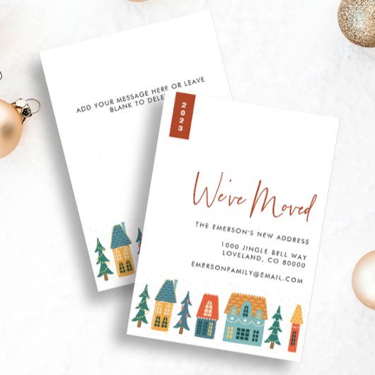 Retro Nouvelle carte de vacances