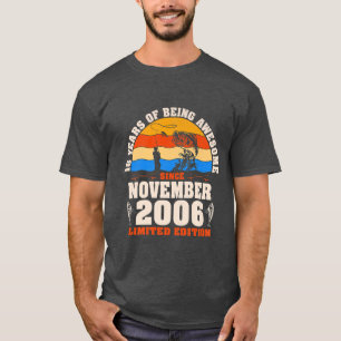 Retro november 2006 16 jaar oude Geviste Lover 16 T-shirt
