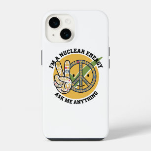 Retro Nucleaire Energie ontwerp vector art gift iPhone 14 Hoesje