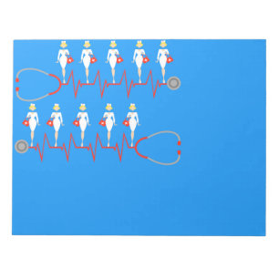 Retro Nurse laptop Notitieblok