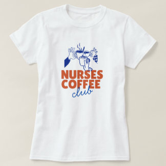 Retro Nurses Coffee Club T-shirt