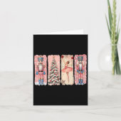 Retro Nutcracker Ballet Nk Christmas Xmas Vibes Wo Kaart (Voorkant)