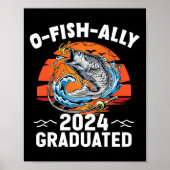 Retro O-fish-ally 2024 afgestudeerd senior Afstude Poster (Voorkant)
