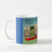 Retro Oakland Californie Salutation Mug (Gauche)