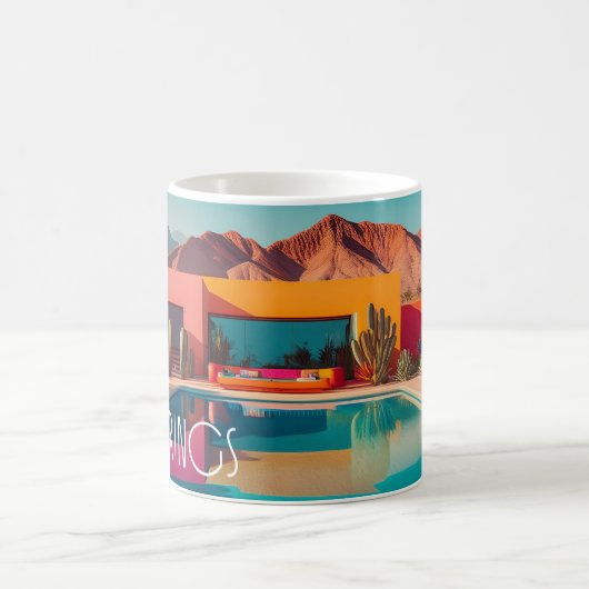 Retro Oasis – Palm Springs Coffee Mug (Centre)
