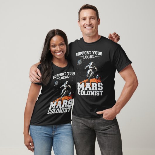 Retro  Occupy Mars 2020 Planet Martian Mars T-shirt (Unisex)
