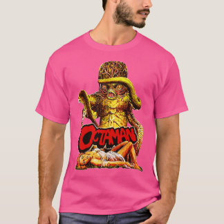Retro Octaman Cult Classic Horror Monster Fan Art T-shirt