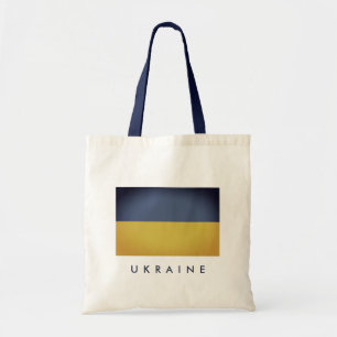 Retro Oekraïense vlag boodschappentassen Tote Bag
