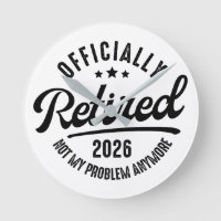 Retro Officieel met Pensioen 2026 Grappig Pensioen