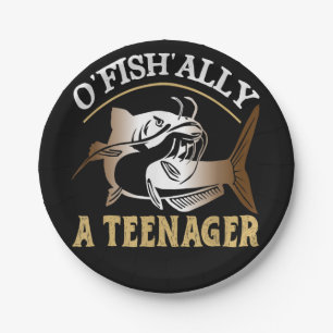  Retro O'Fishally een tiener papier Bord