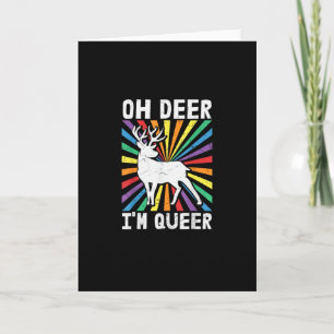 Retro Oh Hert Ik Ben Anders Pride LGBT Homoseksuee Kaart