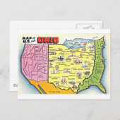 Retro Ohio briefkaart (Voorkant / Achterkant)