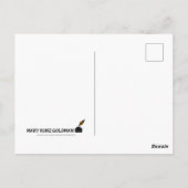 Retro oktober Anne of Green Gables herfst bloemen Briefkaart (Achterkant)