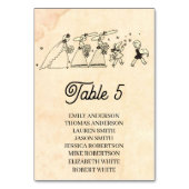  Retro Old Bridesmaids Chic Rustic Wedding Kaart (Voorkant)