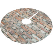  Retro Old Distsed Brick Wall textuur Kerstboom Rok (Gekanteld)