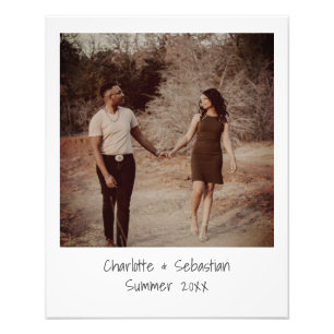 Retro Old Instant Faded Filter foto op maat Afdruk