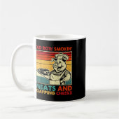 Retro Old Row Smoking Meats And Clapping Cheeks Fu Koffiemok (Links)