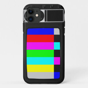 Retro Old TV met Colour Bar iPhone 5/5s Hoesje