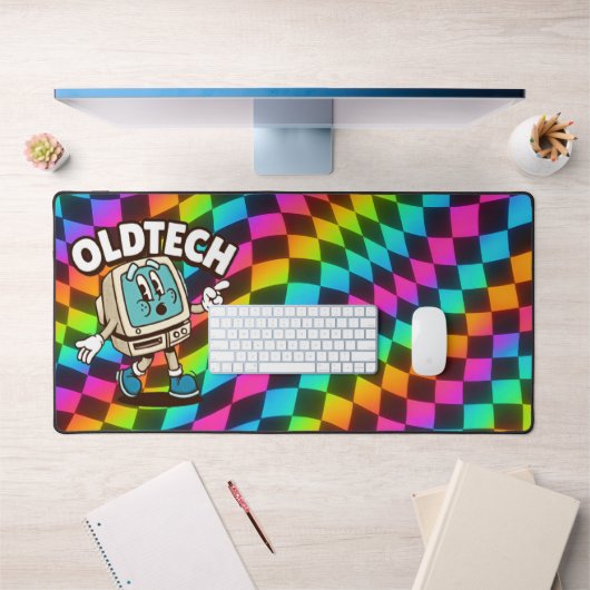 Retro OldTech Cartoon XXL Desk Mat (Kantoor 1)