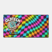 Retro OldTech Cartoon XXL Desk Mat (Voorkant)