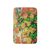 Retro olieverfschilderij: Van Gogh Monet Badmat (Voorkant Verticaal)